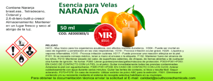 Esencia de vainilla para hacer velas y ambientadores. Venta online.  Capacidad 50 ml