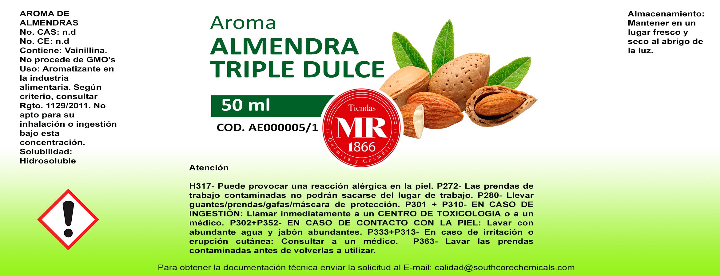 Almendra dulce - 50 ml